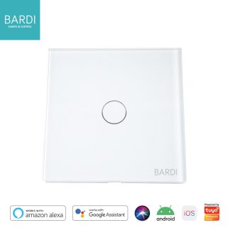 BARDI Smart Wall Switch EU 1 Gang - White